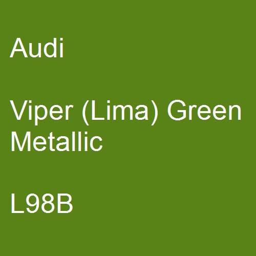 Audi, Viper (Lima) Green Metallic, L98B.